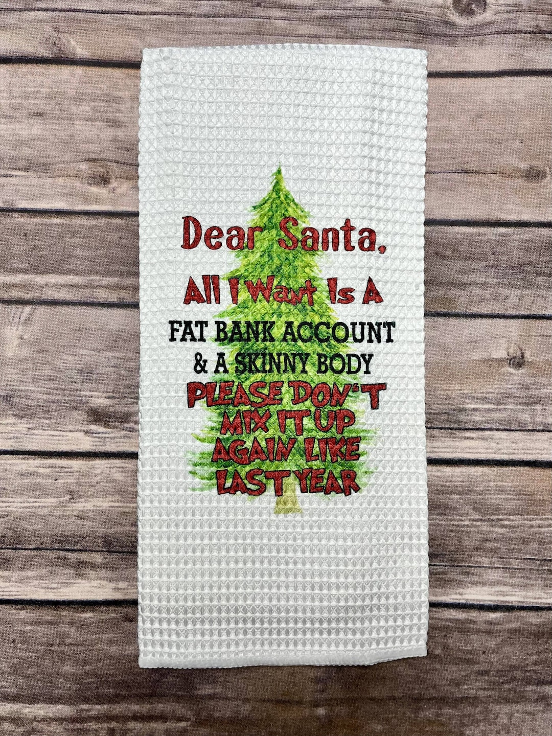 Dear Santa Towel & Potholder Set