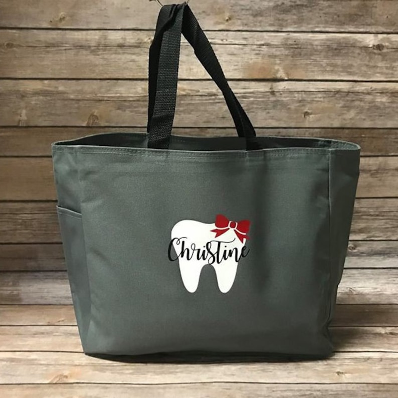 Dental Tote Bag Dental Bag Dental Assistant Dental Etsy