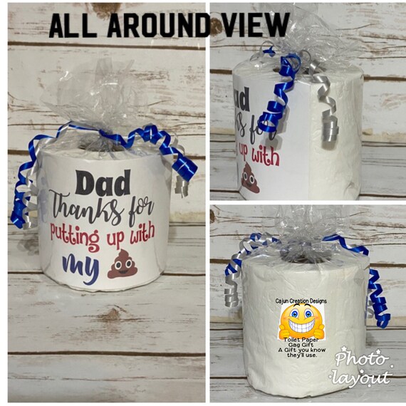 Fathers Day Gift, Toilet Paper Gag Gift, Dad Gift, Fathers Day Gag