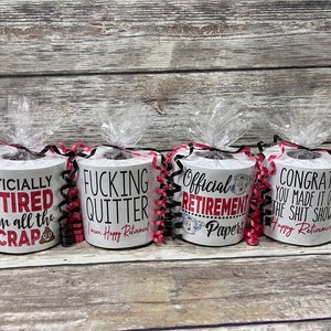 Retirement Gift, Toilet Paper Gag Gift, Retirement Ideas, Unique Gift ...