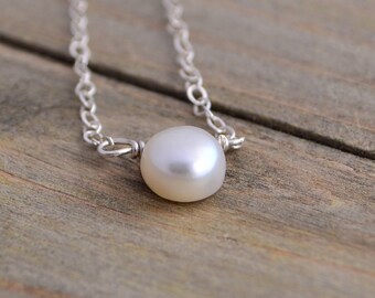 Real Pearl Necklace - Etsy Canada