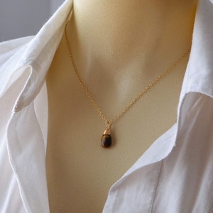 Tiger&#39;s Eye Necklace, Healing Stone Gifts for Her, Tiger&#39;s Eye Jewelry, Empath Protection Necklaces For Women