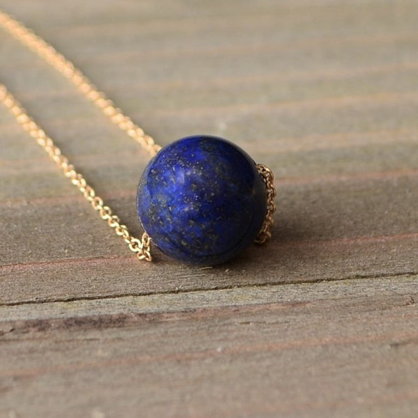 Collier lapis lazuli facetté - France