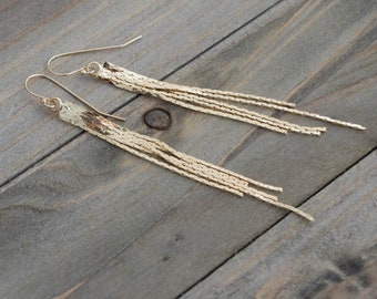 waterfall drop earrings