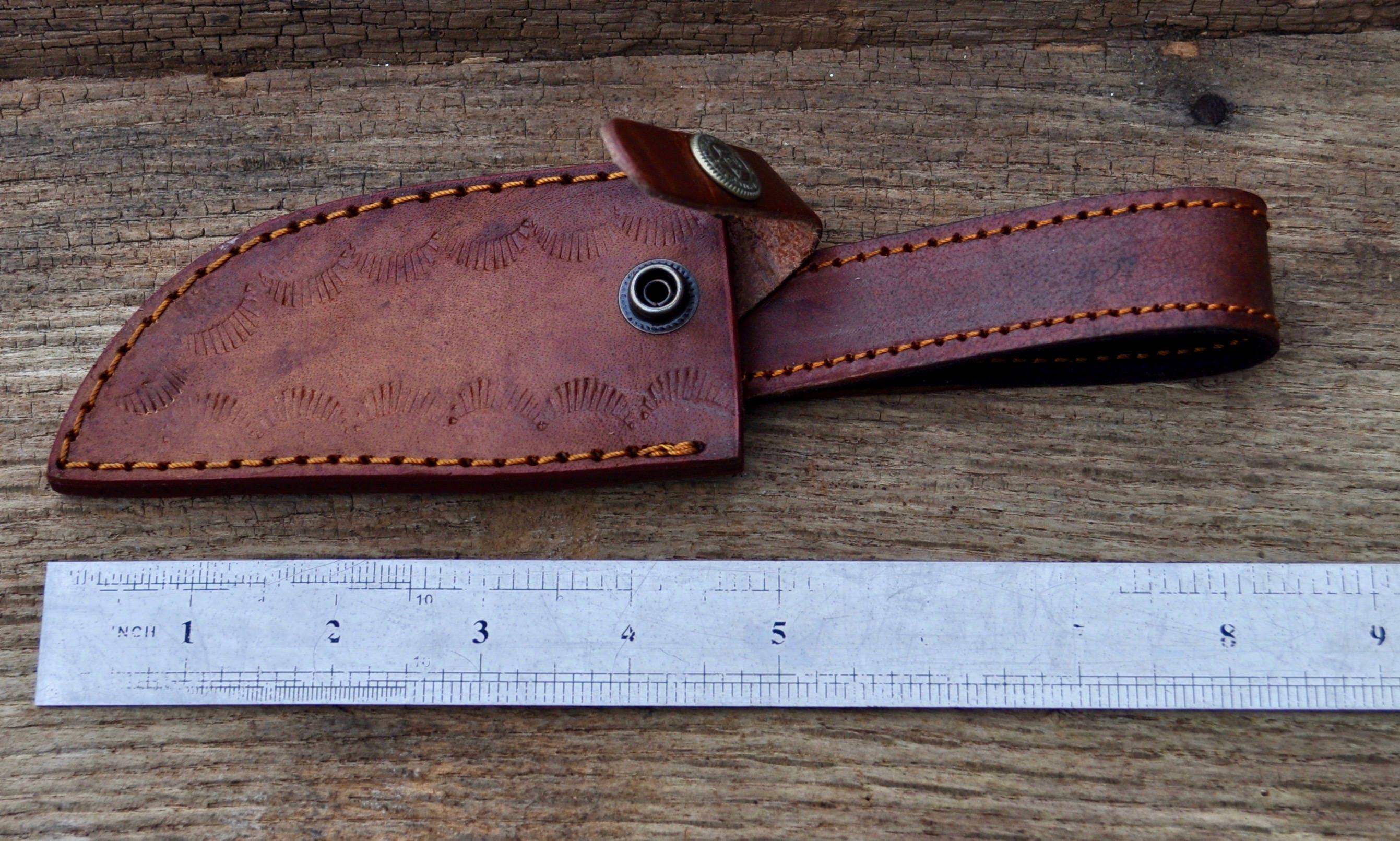 DAMASCUS STEEL 8 Inch Hunting KNIFE Design A Etsy UK