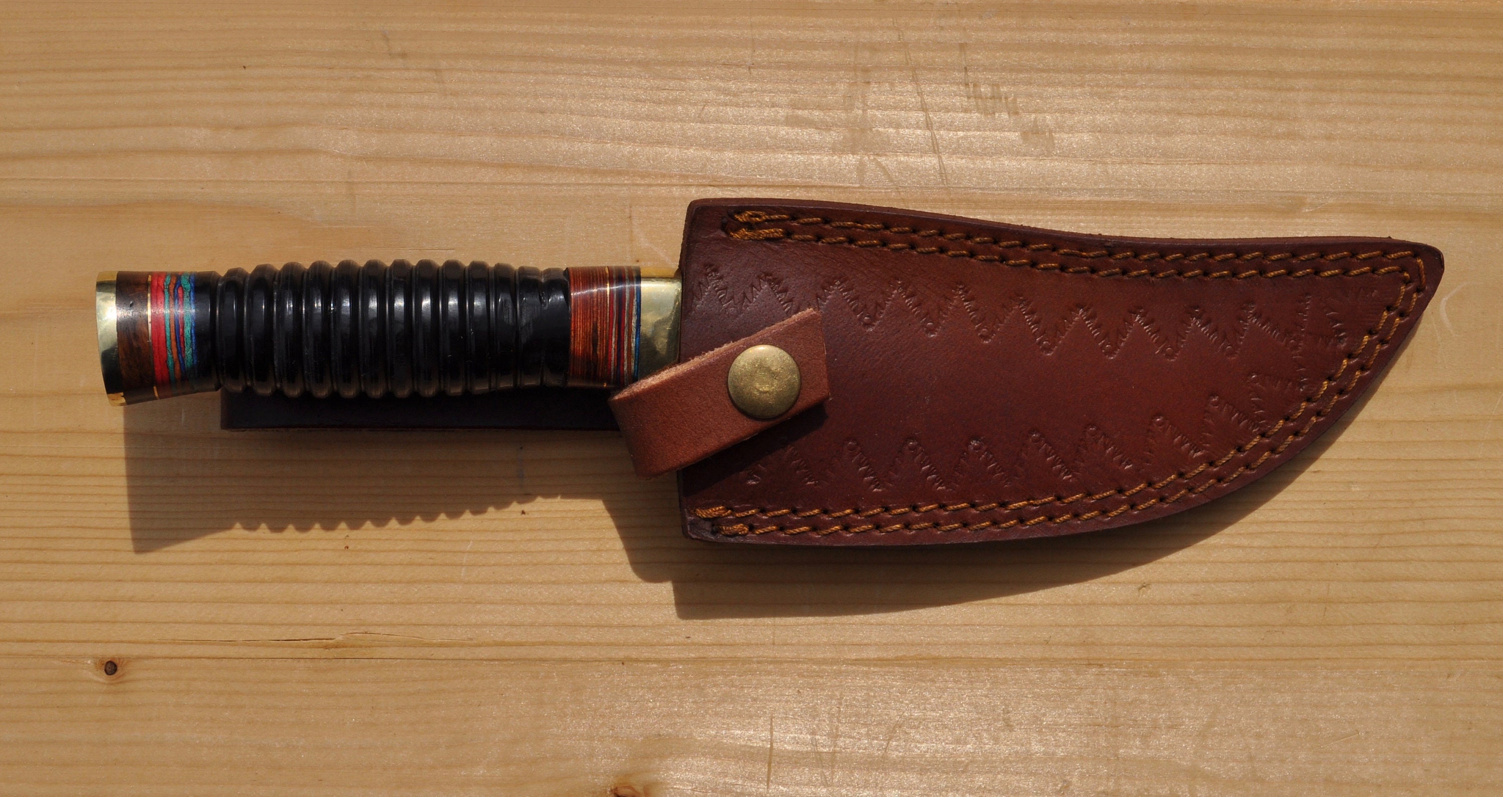 Premium Damascus Steel Hunting Knife – 10