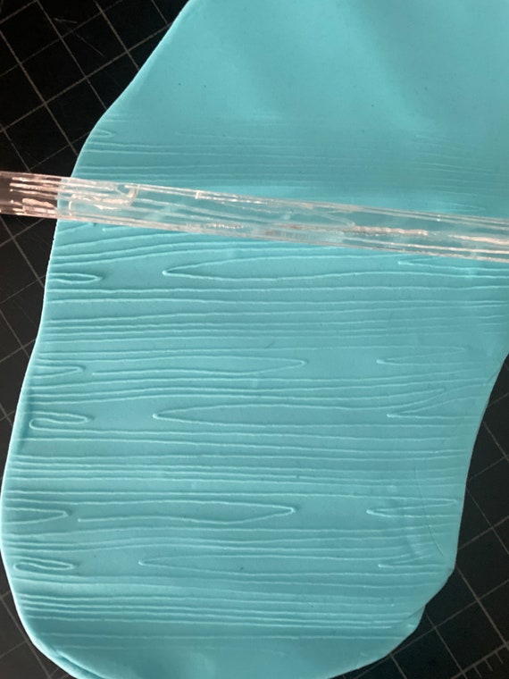 Texture Embossing Acrylic Rolling Pin for Sugar Craft Fondant Etsy