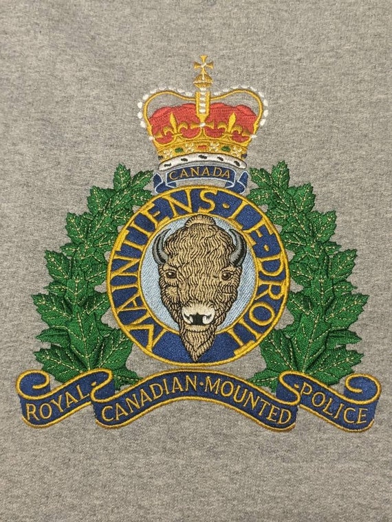 Vintage - Canadian Mounted Police Crew Sweatshirt… - image 1