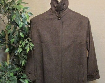 steinbock loden bomber jacket