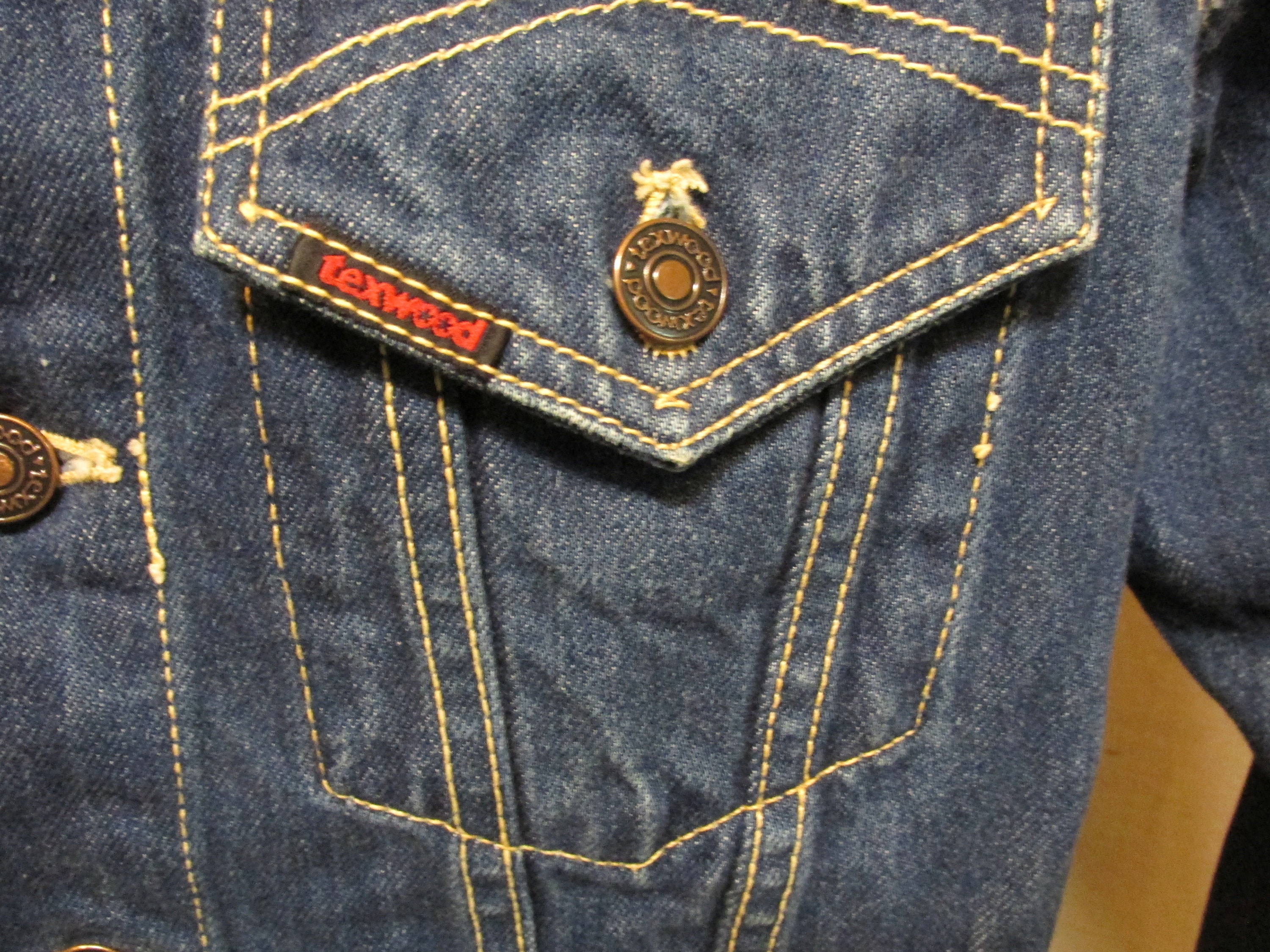 TEXWOOD Medium Blue Denim Jacket Unisex 