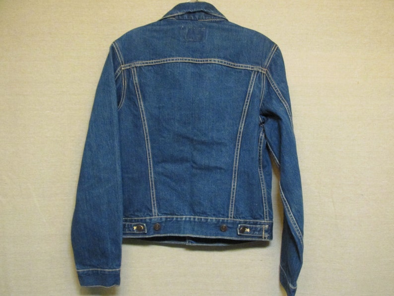 Vintage 1980's TEXWOOD Medium Blue Denim Jacket Unisex - Etsy