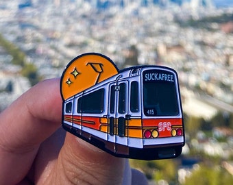 SUCKAFREE muni Zug Emaille Pin
