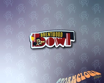 Brentwood Bowl enamel pin