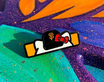 Hello SF Kitty enamel pin