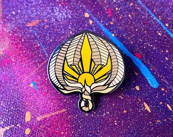 Papay pay Fan Emaille Pin