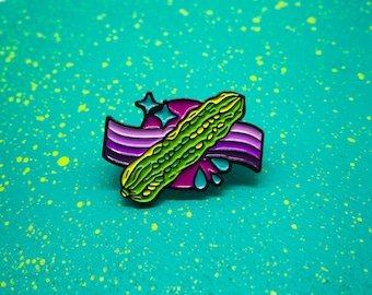 Bitter Melone Emaille Pin