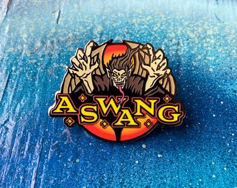 Aswang enamel pin