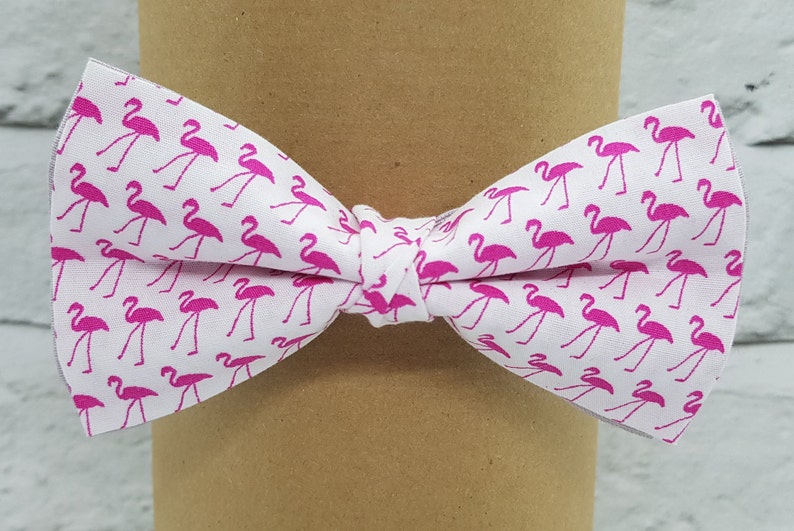 Flamingo Bow Tie Mens bowtie Bow Ties for men animal bowtie | Etsy