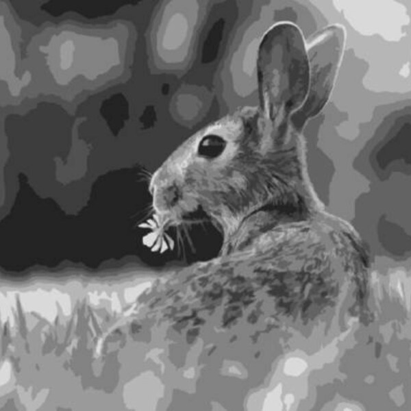 Bunny Papercut - Etsy