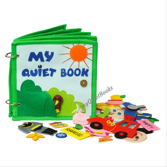 interactive learning baby quiet book