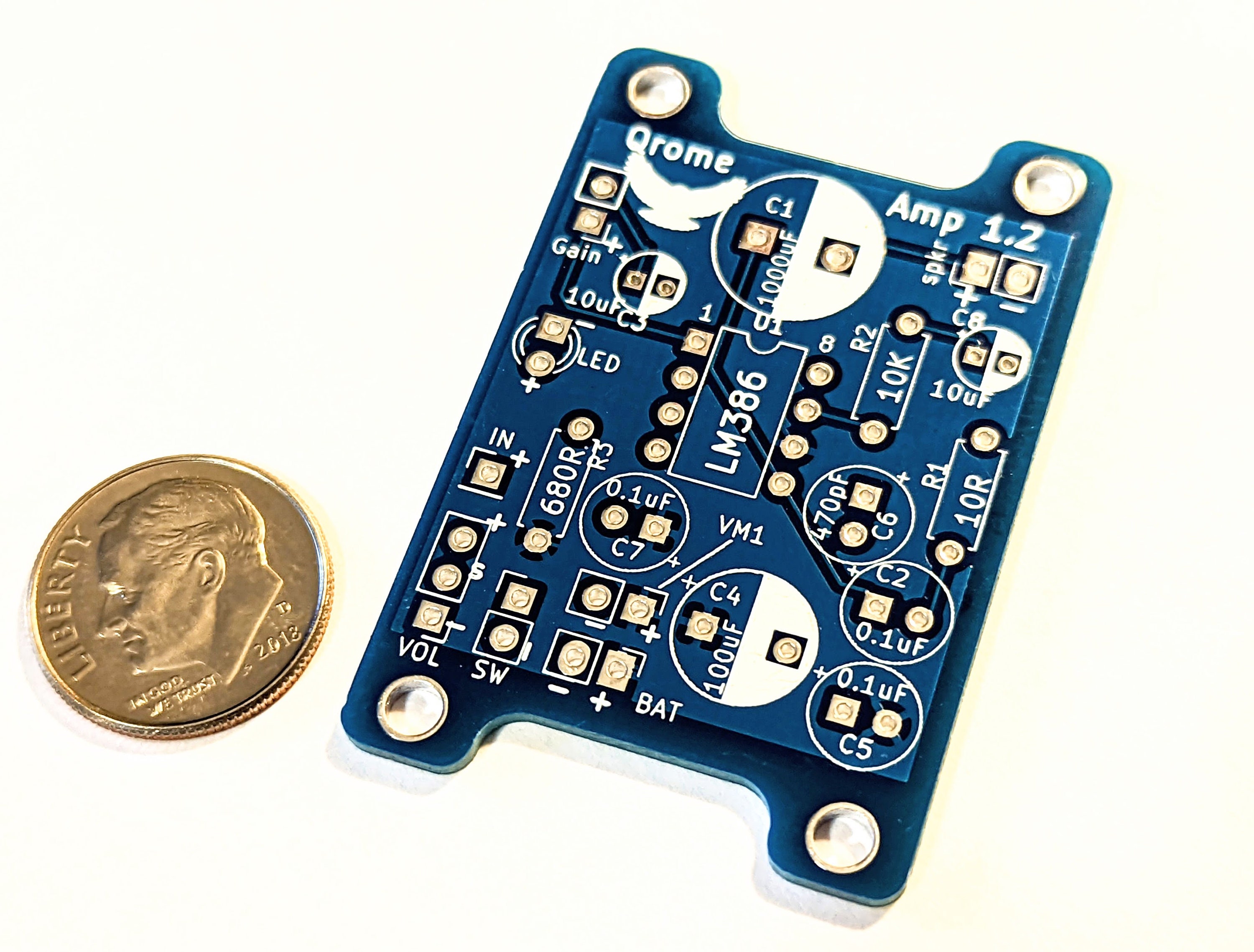 DIY Qrome Guitar Amplifier blank Circuit Board Etsy