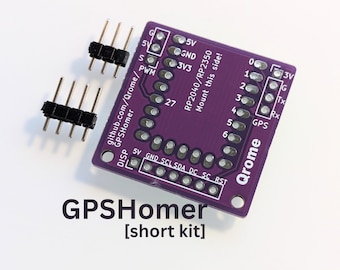 GPSHomer Short Kit PCB for Rp2040 Zero DIY Radar Display Panel