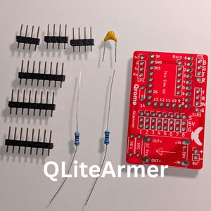 QLiteArmer Short Kit PCB for Rp2040 Zero DIY osd FPV and Arming Module
