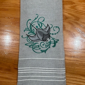 Manta Ray Kitchen Towel