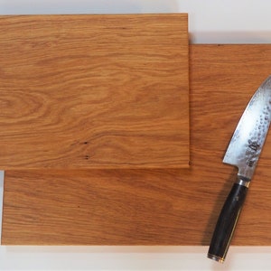 Cutting board - breakfast board - serving board - wooden board - board - made of local oak - measure on request