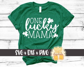 Download One Lucky Mama Svg Etsy
