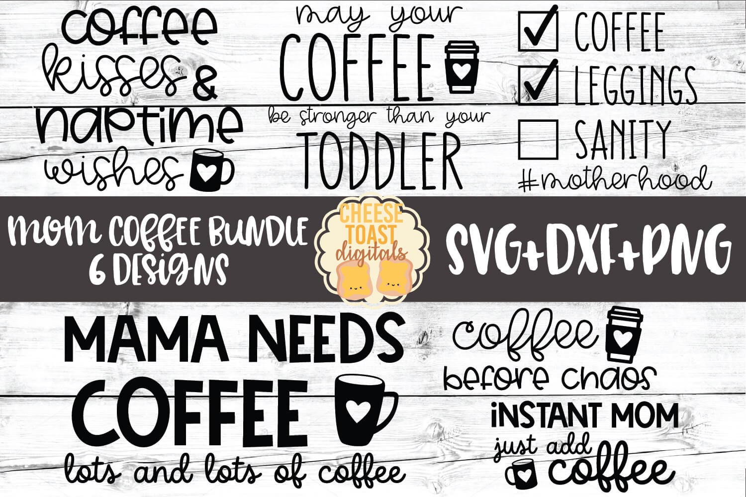 Mama needs coffee (lots and lots of coffee) SVG and PNG bundle