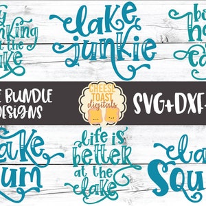 Lake SVG Bundle, Lake Shirt, Lake Signs, Day Drinking At The Lake, Lake Life Is The Best Life, Svg for Cricut, Silhouette