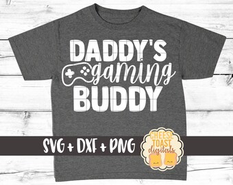 Daddy's Future Gaming Buddy Svg Future Gamer Svg Baby - Etsy
