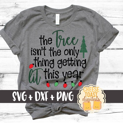 Christmas Drinking SVG Bundle the Tree Isn't the Only Etsy