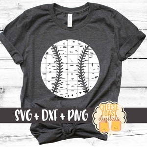 Baseball SVG, Distressed Baseball Svg, Vintage, Grunge, Distressed Svg, Baseball Shirt Svg, Softball Svg, DXF, Cricut, Silhouette