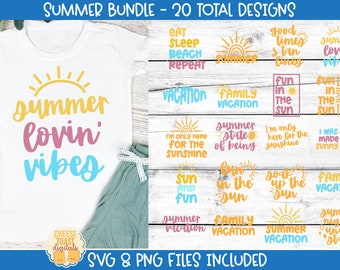 Summer SVG Bundle, Beach SVG, Summer Shirt Svg, Beach shirt svg, Summer Vacation Quote, Sun Design, Cricut Cut Files, Silhouette