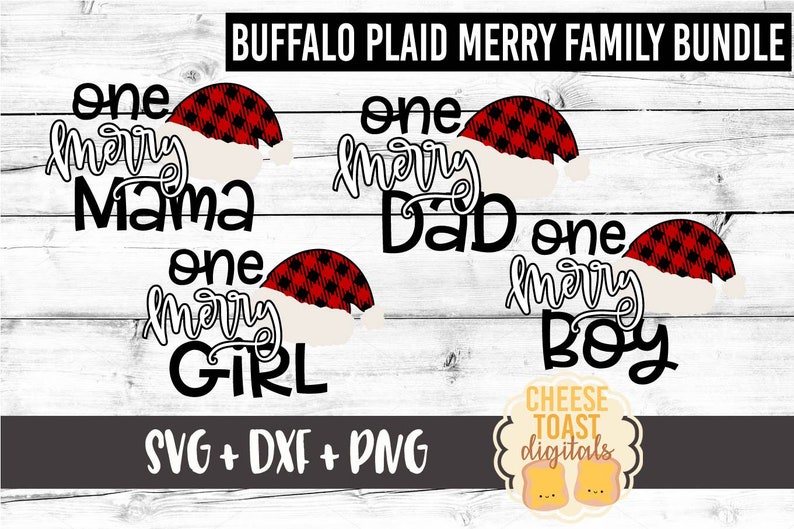 Download Buffalo Plaid Family Christmas SVG Bundle Mom Christmas SVG | Etsy