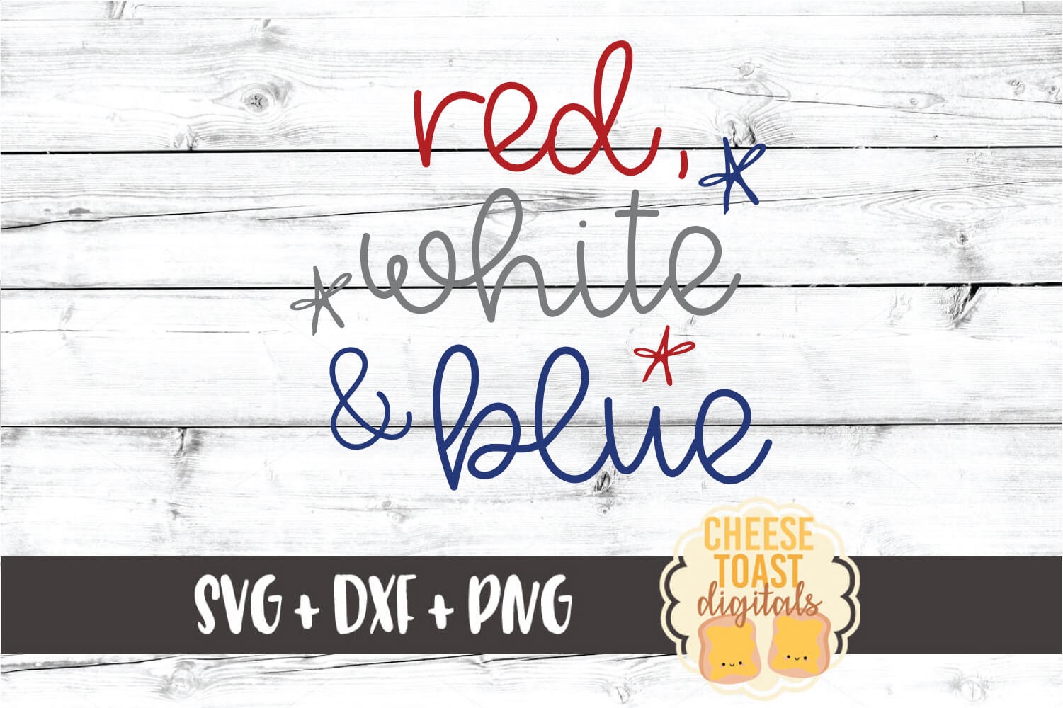 Red White and Blue SVG PNG DXF Cut Files, Fourth of July Shirt ...