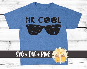 Mr Cool SVG, Toddler Svg, Lunettes de soleil svg, Boy Svg, Funny Kid Svg, Kid Svg, Summer Svg, Svg Files, DXF, Svg pour Cricut, Svg pour Silhouette