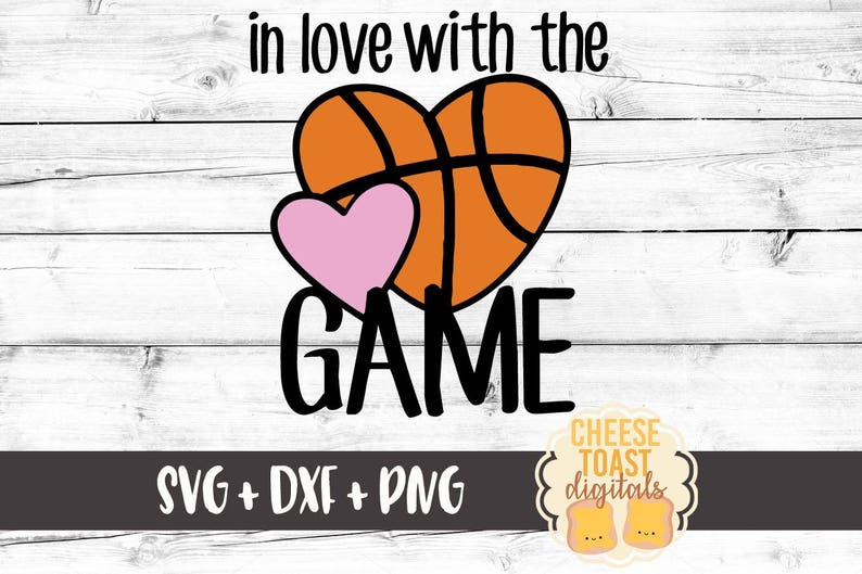 Download Sport Valentine Svg In Love With The Game Svg Basketball Etsy
