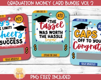 Imprimable Graduation Card, Money Card, Funny Graduation Card, Money Holder, Gift Card Holder, Print-Then-Cut, Gift for Graduate, Fichier PNG