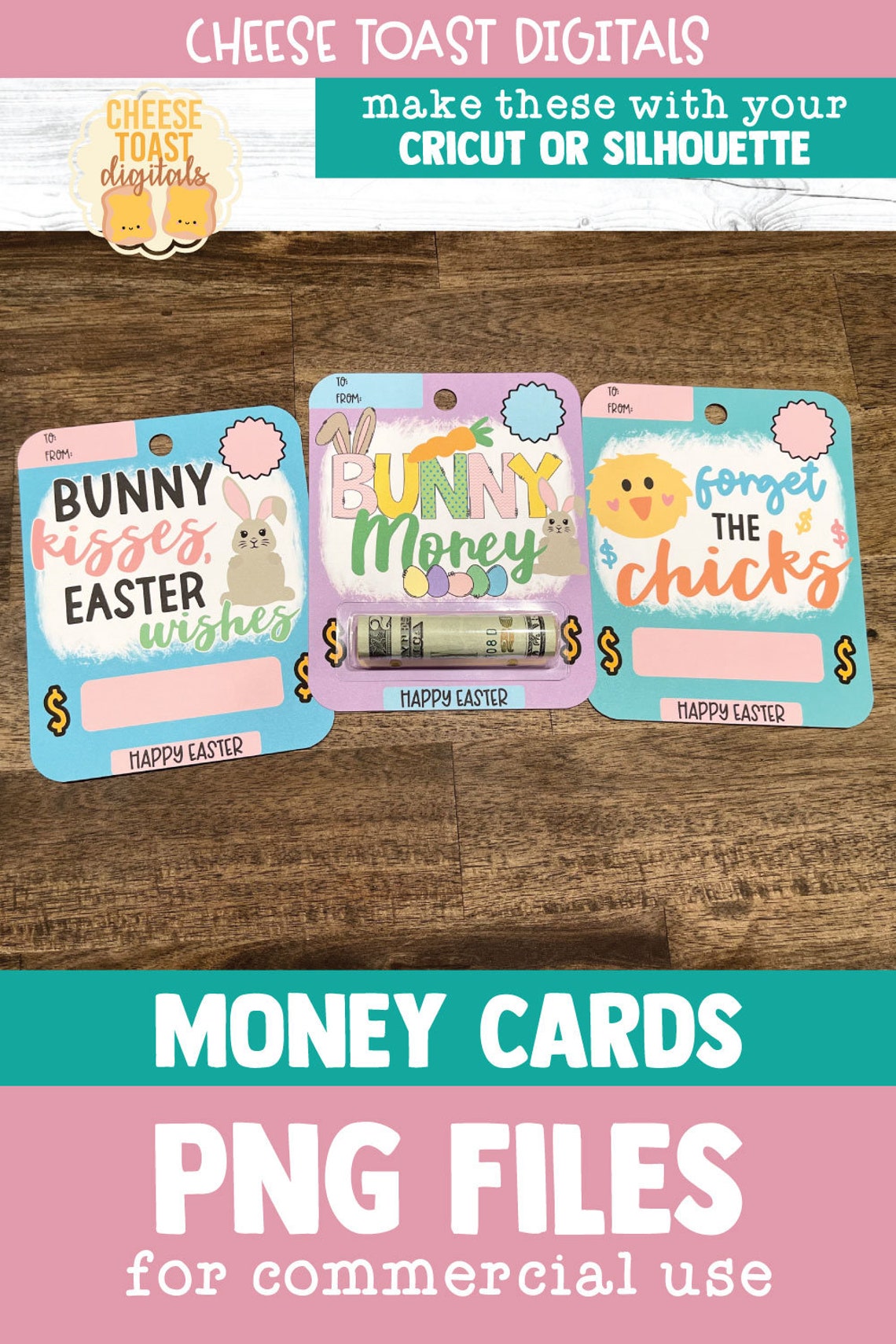Easter Money Cards Printable Card Money Card Easter Money - Etsy