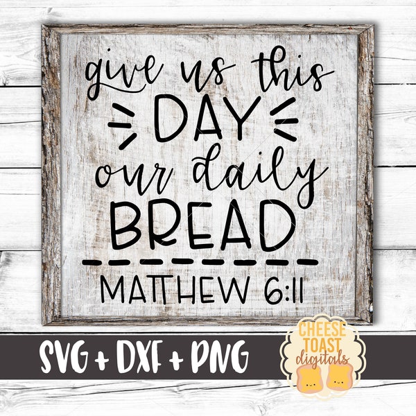 Matthew 6 11 - Etsy