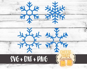 Snowflake SVG, Monogram Snowflake Svg, Christmas Monogram, Christmas Clipart, Snowflakes, Svg for Cricut, Silhouette, Cut File