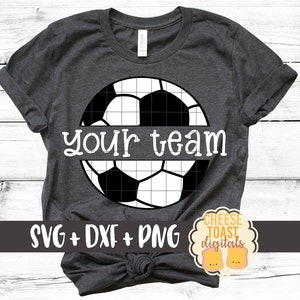 Personalized Soccer Ball SVG PNG DXF Cut Files, Soccer Svg, Soccer Mom, Soccer Ball Design, Soccer Shirt, Girl Soccer, Cricut, Silhouette