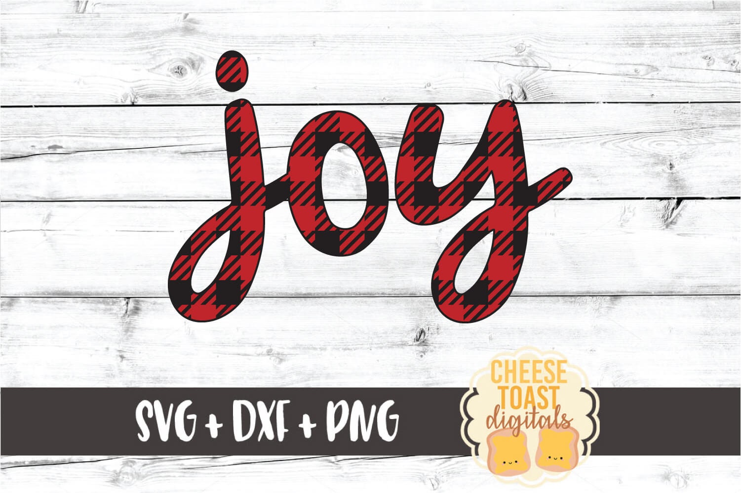 Download Joy SVG PNG DXF Cut Files Buffalo Plaid Merry Christmas | Etsy