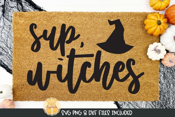 Halloween Doormat DIY With Free SVG File - Simple Made Pretty