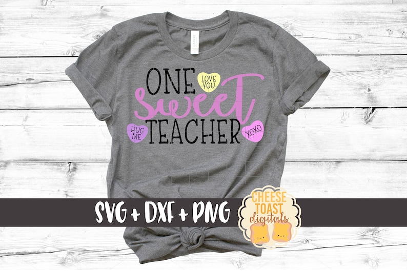 Download One Sweet Teacher Svg Valentine Svg Teacher Svg Candy | Etsy