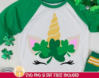 Shamrock Unicorn Svg, Magical St Patrick's Day Shirt, Girl Design, St. Paddy's, Svg Files, Cricut, Silhouette