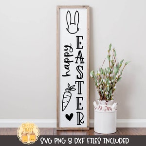 Easter Vertical Porch Sign SVG Bundle, Spring Svg, Porch Sign Svg ...